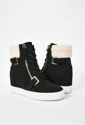 Selma High Top Wedge Sneaker