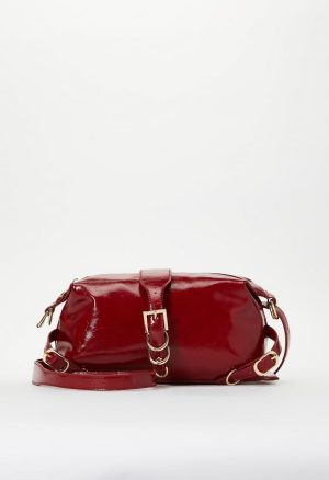 Multi Buckle Shoulder Bag