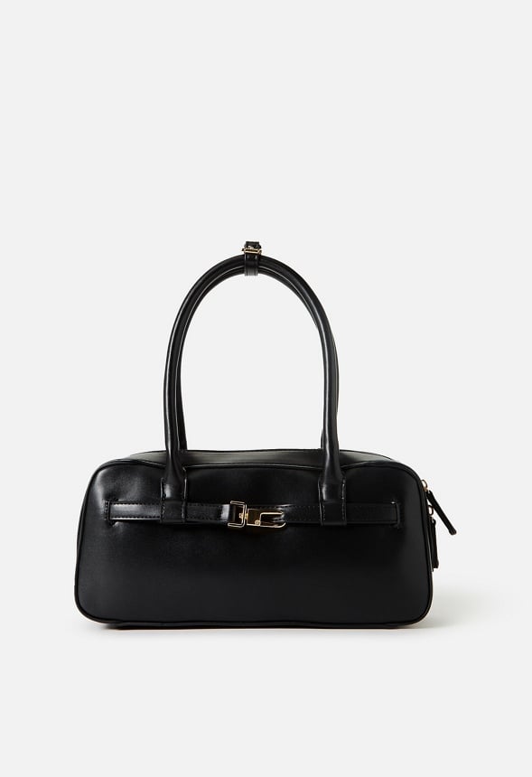 Long Strap Buckle Shoulder Bag