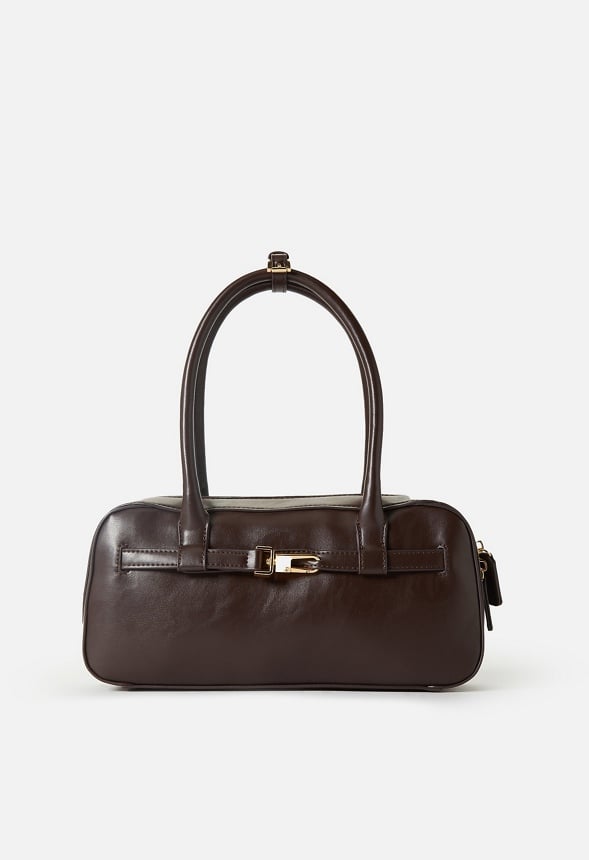 Long Strap Buckle Shoulder Bag