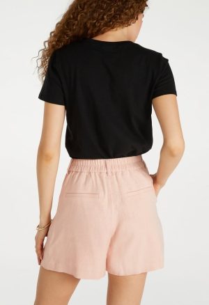 Linen High-Rise Trouser Shorts