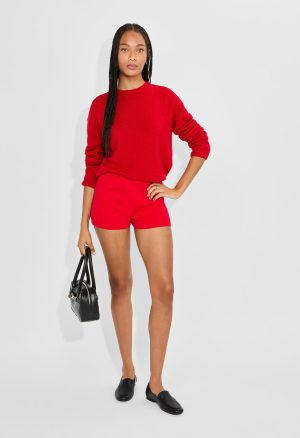 Sweater Rib Hot Shorts