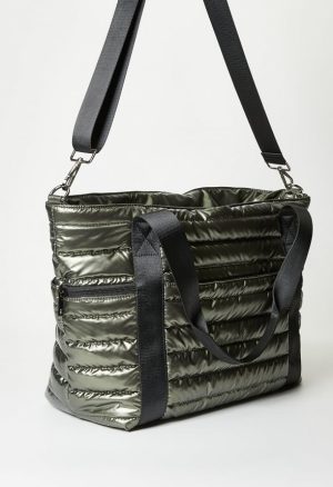 Quilted Nylon Tote