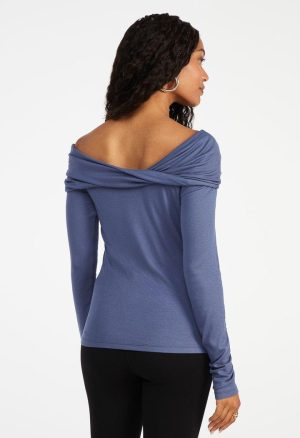 Twist Off The Shoulder Top