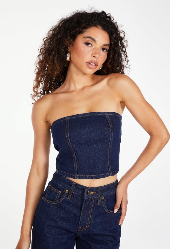 Denim Bustier