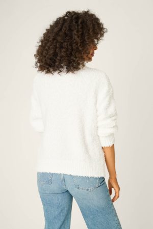 Bundle Up Boucle Ivory Cardigan