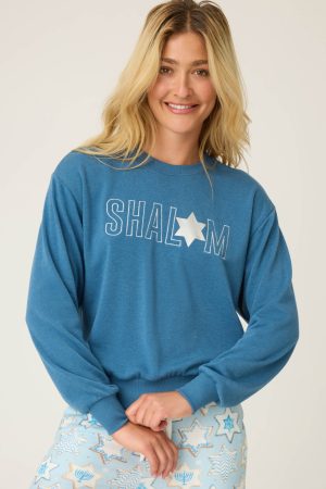 You Had Me At Shalom Graphic Fleece Sweatshirt