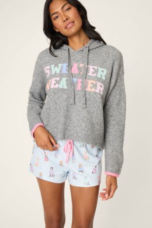 Doggone Cold Sweater Weather Snuggle Hoodie
