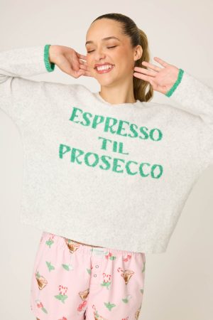 Espresso Til Prosecco Snuggle Sweater