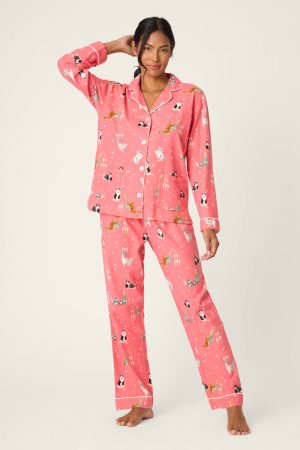 Let’s Get Fizzical 3-Piece Flannel PJ Set